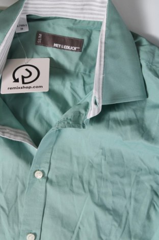 Ανδρικό πουκάμισο Mey & Edlich, Μέγεθος M, Χρώμα Πράσινο, Τιμή 9,41 €