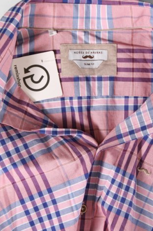 Herrenhemd NUNEZ DE ARENAS, Größe L, Farbe Rosa, Preis 12,28 €