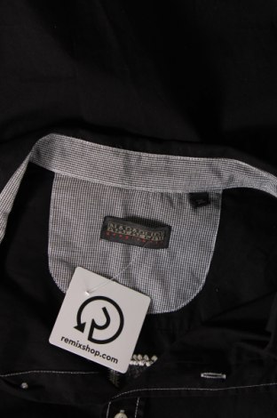 Мъжка риза Napapijri, Размер 3XL, Цвят Черен, Цена 40,50 лв.