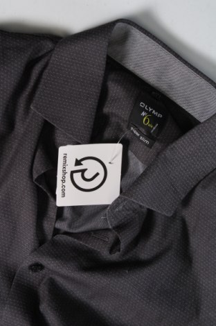 Мъжка риза Olymp, Размер M, Цвят Сив, Цена 29,64 лв.