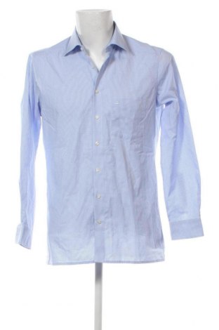 Ανδρικό πουκάμισο Olymp, Μέγεθος M, Χρώμα Μπλέ, Τιμή 20,02 €