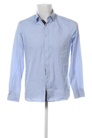 Ανδρικό πουκάμισο Olymp, Μέγεθος M, Χρώμα Μπλέ, Τιμή 18,81 €