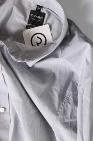 Ανδρικό πουκάμισο Olymp, Μέγεθος L, Χρώμα Γκρί, Τιμή 16,75 €
