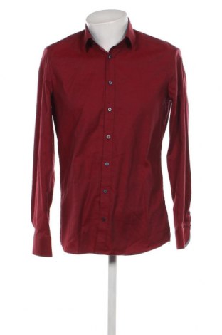 Ανδρικό πουκάμισο Olymp, Μέγεθος M, Χρώμα Κόκκινο, Τιμή 12,00 €