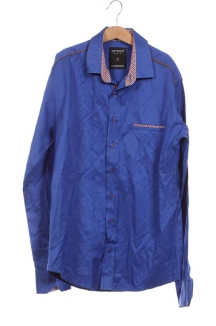 Ανδρικό πουκάμισο Ombre, Μέγεθος S, Χρώμα Μπλέ, Τιμή 2,82 €