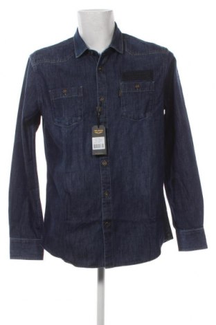 Ανδρικό πουκάμισο Pme Legend, Μέγεθος XL, Χρώμα Μπλέ, Τιμή 56,69 €