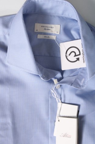 Ανδρικό πουκάμισο Profuomo, Μέγεθος XL, Χρώμα Μπλέ, Τιμή 50,26 €