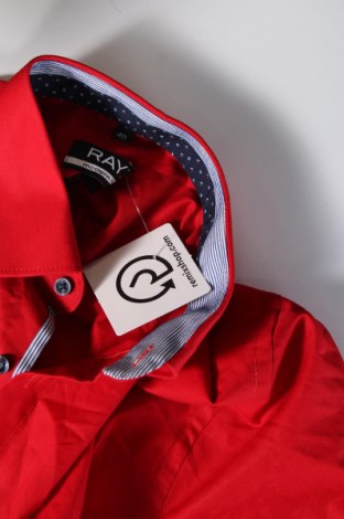 Ανδρικό πουκάμισο Ray, Μέγεθος M, Χρώμα Κόκκινο, Τιμή 7,18 €
