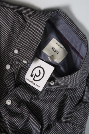 Ανδρικό πουκάμισο Rebel, Μέγεθος M, Χρώμα Πολύχρωμο, Τιμή 3,41 €
