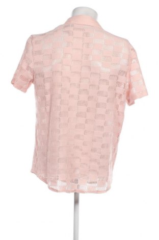 Мъжка риза SHEIN, Размер L, Цвят Розов, Цена 14,21 лв.