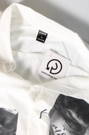 Herrenhemd SHEIN, Größe L, Farbe Weiß, Preis 20,18 €