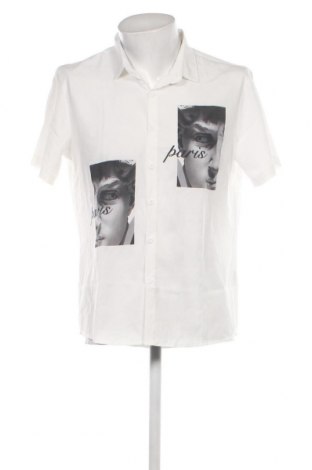 Ανδρικό πουκάμισο SHEIN, Μέγεθος L, Χρώμα Λευκό, Τιμή 8,43 €