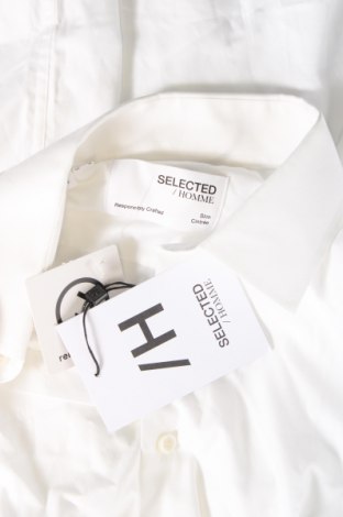 Ανδρικό πουκάμισο Selected Homme, Μέγεθος S, Χρώμα Λευκό, Τιμή 42,27 €