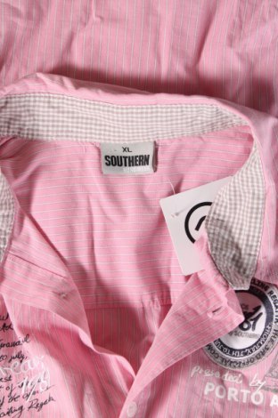 Ανδρικό πουκάμισο Southern, Μέγεθος XL, Χρώμα Ρόζ , Τιμή 17,94 €