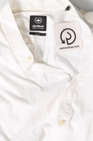 Ανδρικό πουκάμισο Strellson, Μέγεθος M, Χρώμα Εκρού, Τιμή 10,85 €