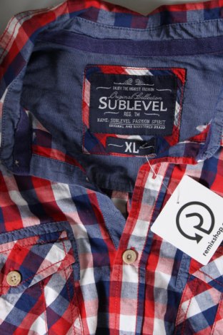 Ανδρικό πουκάμισο Sublevel, Μέγεθος XL, Χρώμα Πολύχρωμο, Τιμή 3,23 €