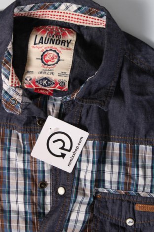 Ανδρικό πουκάμισο Tokyo Laundry, Μέγεθος L, Χρώμα Μπλέ, Τιμή 17,94 €