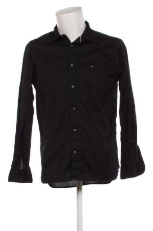 Ανδρικό πουκάμισο Tommy Hilfiger, Μέγεθος L, Χρώμα Μαύρο, Τιμή 75,00 €