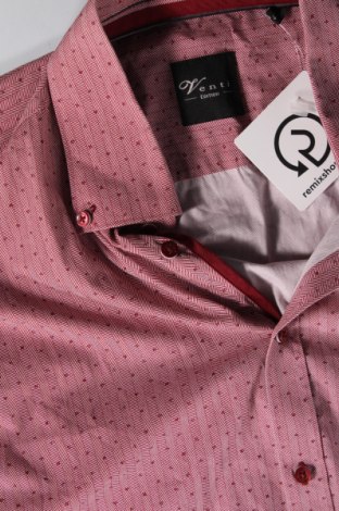 Ανδρικό πουκάμισο Venti, Μέγεθος L, Χρώμα Κόκκινο, Τιμή 17,94 €