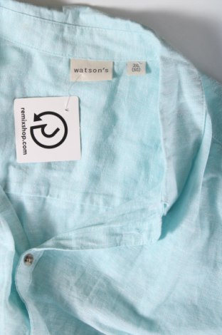 Herrenhemd Watson's, Größe 3XL, Farbe Blau, Preis 16,70 €