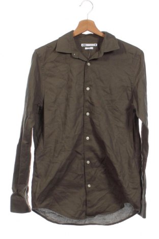 Мъжка риза Zara, Размер M, Цвят Зелен, Цена 10,80 лв.