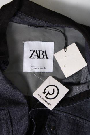 Ανδρικό πουκάμισο Zara, Μέγεθος M, Χρώμα Μπλέ, Τιμή 36,09 €