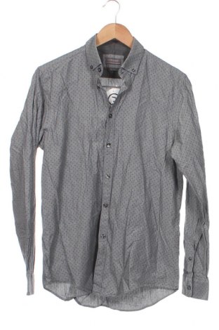 Мъжка риза Zara, Размер M, Цвят Сив, Цена 8,13 лв.