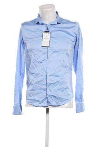 Ανδρικό πουκάμισο Zara Man, Μέγεθος L, Χρώμα Μπλέ, Τιμή 23,13 €
