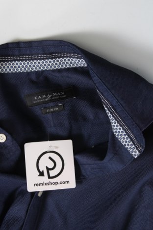 Herrenhemd Zara Man, Größe S, Farbe Blau, Preis € 4,51