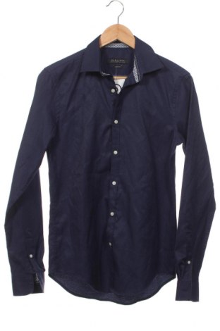 Ανδρικό πουκάμισο Zara Man, Μέγεθος S, Χρώμα Μπλέ, Τιμή 5,94 €