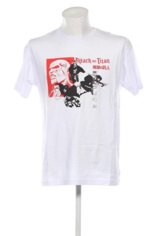 Męski T-shirt, Rozmiar L, Kolor Biały, Cena 31,90 zł