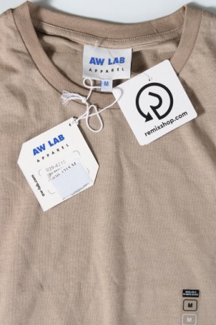 Мъжка тениска AW LAB, Размер M, Цвят Кафяв, Цена 15,54 лв.