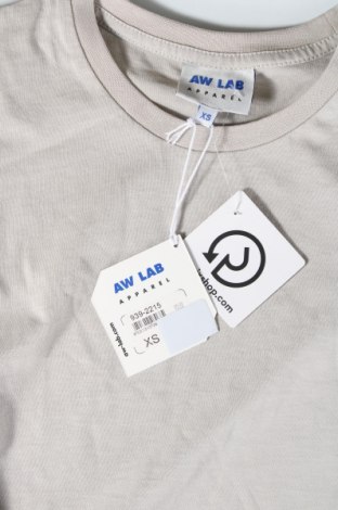 Ανδρικό t-shirt AW LAB, Μέγεθος XS, Χρώμα  Μπέζ, Τιμή 5,41 €