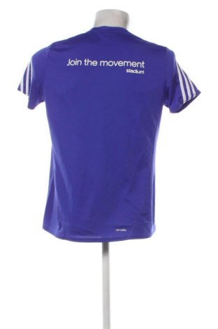 Herren T-Shirt Adidas, Größe M, Farbe Blau, Preis € 13,92