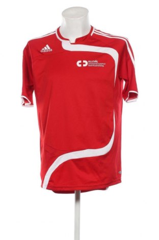 Ανδρικό t-shirt Adidas, Μέγεθος L, Χρώμα Κόκκινο, Τιμή 12,00 €