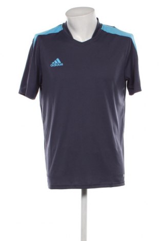 Herren T-Shirt Adidas, Größe L, Farbe Blau, Preis 29,90 €