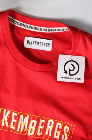 Męski T-shirt Bikkembergs, Rozmiar M, Kolor Czerwony, Cena 170,38 zł