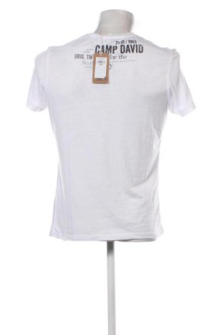 Męski T-shirt Camp David, Rozmiar M, Kolor Biały, Cena 138,60 zł