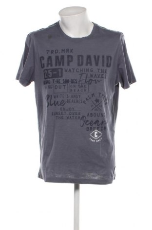 Herren T-Shirt Camp David, Größe XL, Farbe Blau, Preis 26,80 €