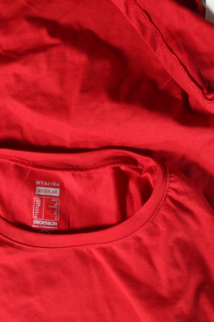 Мъжка тениска Decathlon, Размер S, Цвят Червен, Цена 13,00 лв.