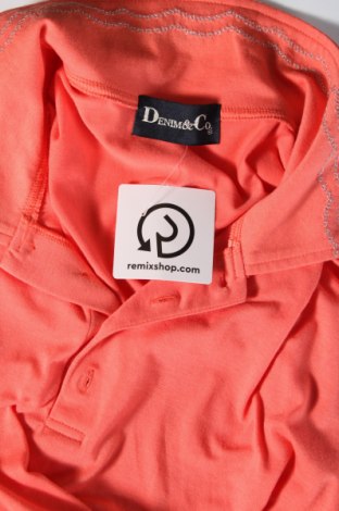 Herren T-Shirt Denim&Co., Größe M, Farbe Orange, Preis 9,05 €