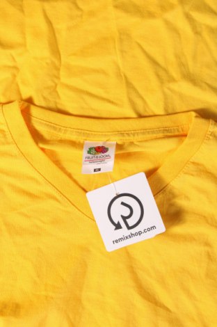 Мъжка тениска Fruit Of The Loom, Размер XL, Цвят Жълт, Цена 13,00 лв.