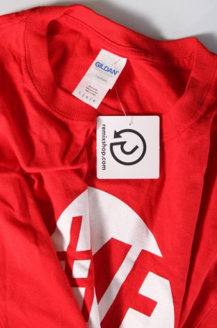 Мъжка тениска Gildan, Размер L, Цвят Червен, Цена 10,79 лв.
