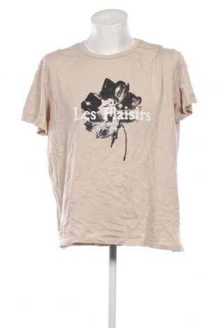 Ανδρικό t-shirt H&M, Μέγεθος XL, Χρώμα  Μπέζ, Τιμή 7,80 €