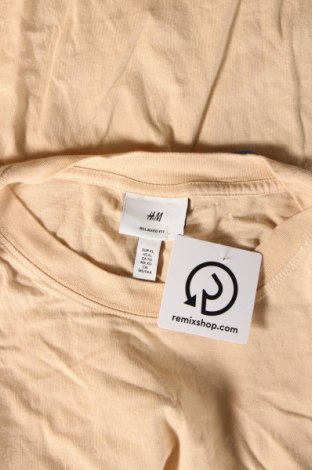 Мъжка тениска H&M, Размер XL, Цвят Бежов, Цена 13,00 лв.