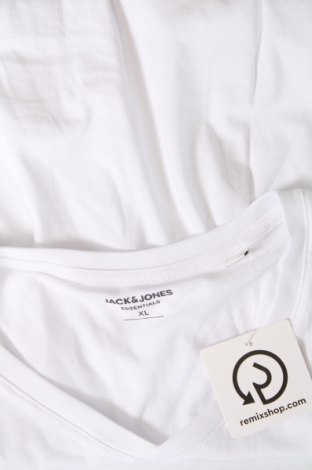 Мъжка тениска Jack & Jones, Размер XL, Цвят Бял, Цена 19,44 лв.