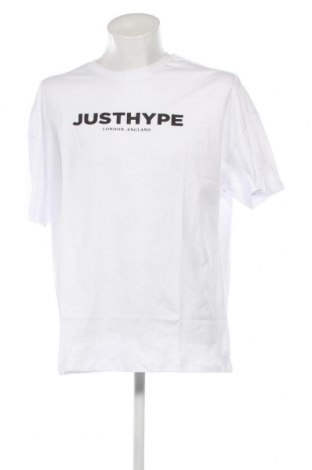 Мъжка тениска Just Hype, Размер L, Цвят Бял, Цена 16,53 лв.