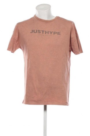 Tricou de bărbați Just Hype, Mărime XS, Culoare Roz, Preț 29,57 Lei