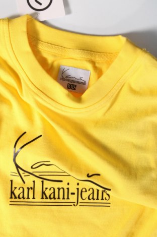 Ανδρικό t-shirt Karl Kani, Μέγεθος XXS, Χρώμα Κίτρινο, Τιμή 9,60 €