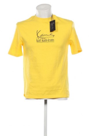 Мъжка тениска Karl Kani, Размер XXS, Цвят Жълт, Цена 27,93 лв.